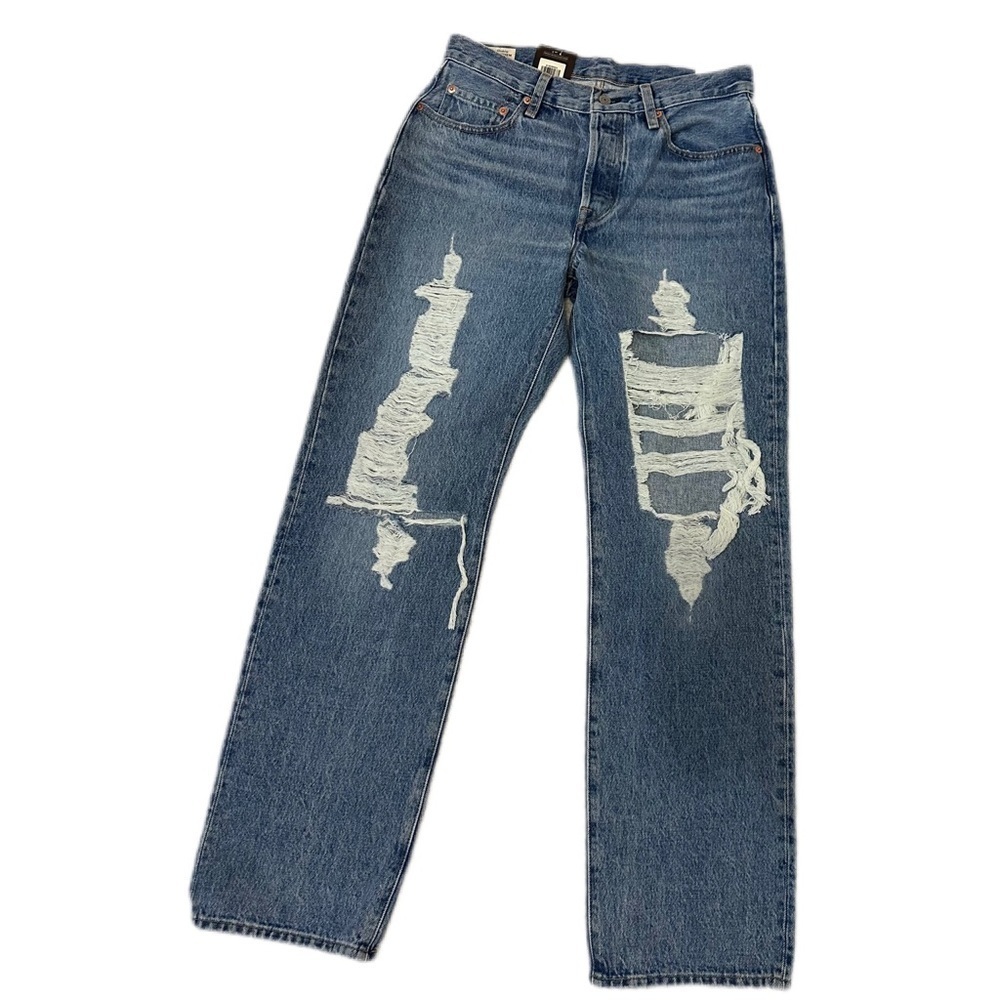 NWT Levis 501 Button A Mid Rise women Jean